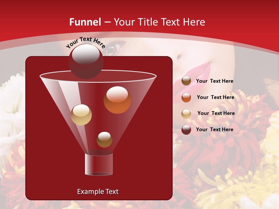 Teenage Hair Person PowerPoint Template