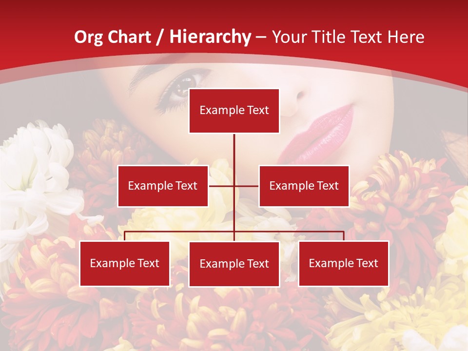 Teenage Hair Person PowerPoint Template