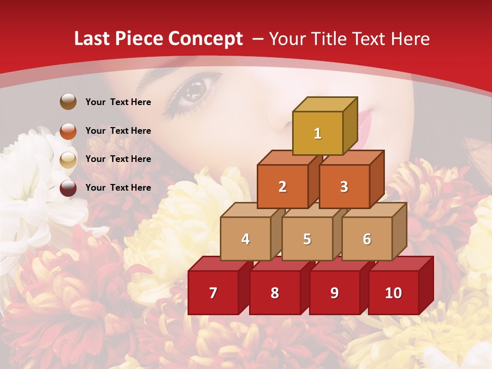 Teenage Hair Person PowerPoint Template