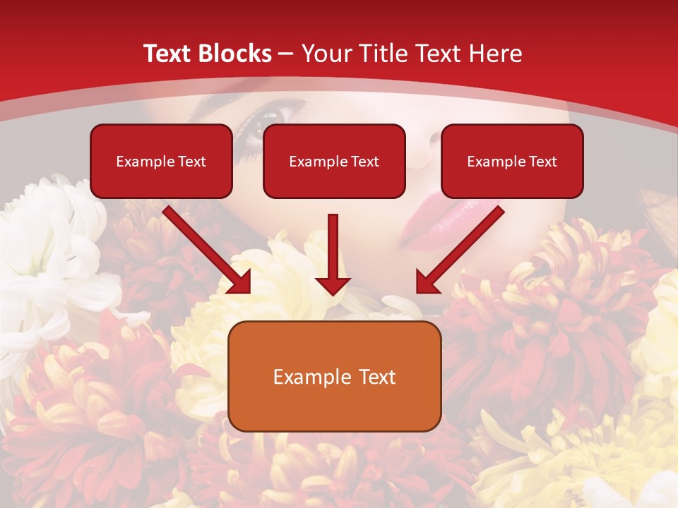 Teenage Hair Person PowerPoint Template