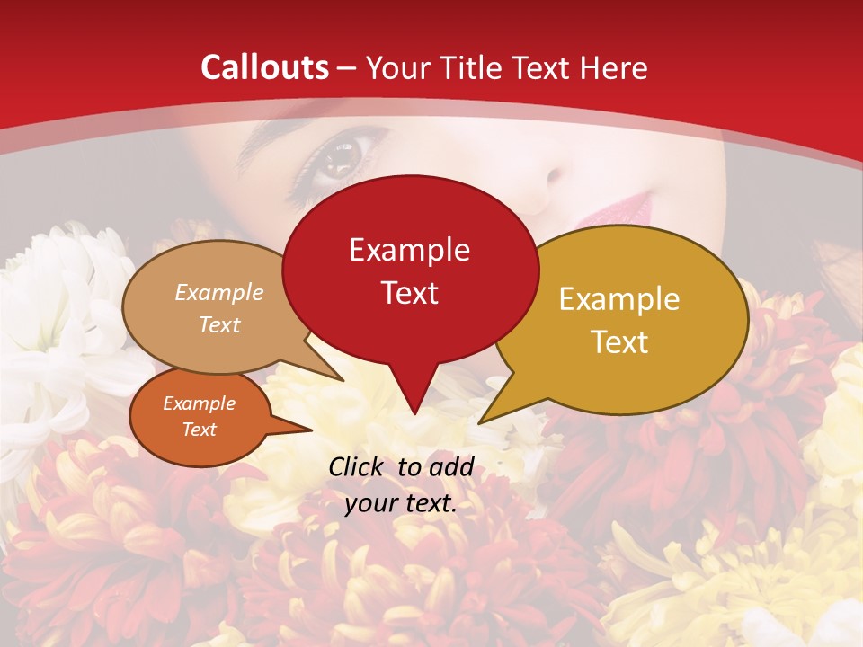 Teenage Hair Person PowerPoint Template