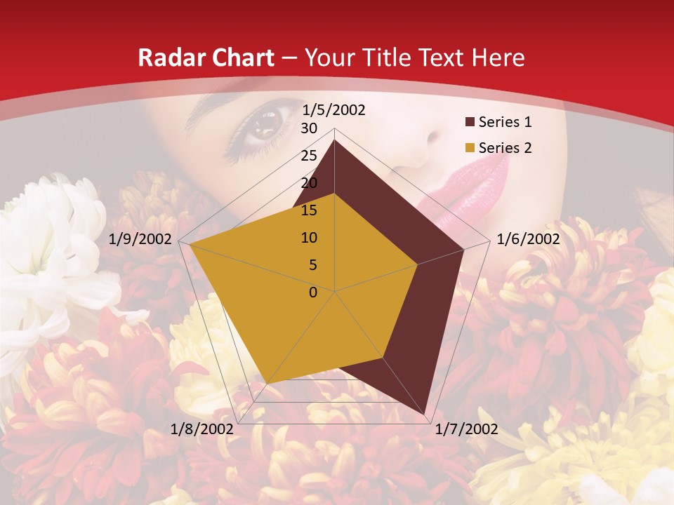 Teenage Hair Person PowerPoint Template
