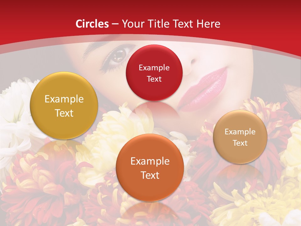 Teenage Hair Person PowerPoint Template