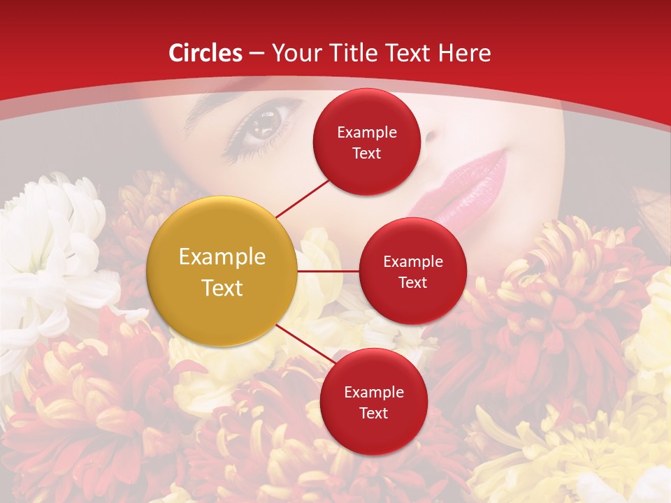 Teenage Hair Person PowerPoint Template