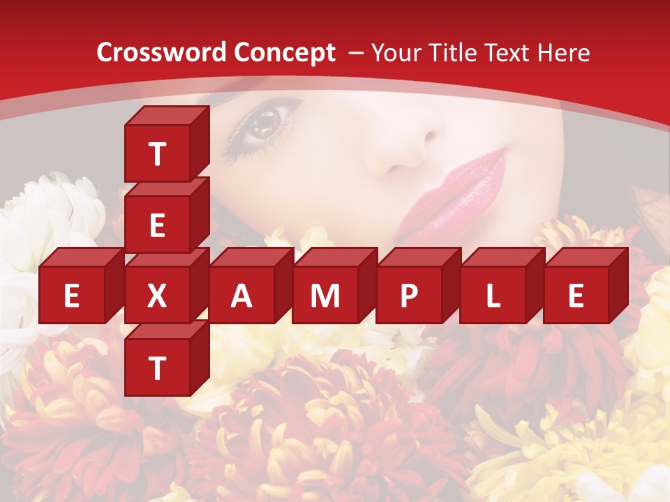 Teenage Hair Person PowerPoint Template