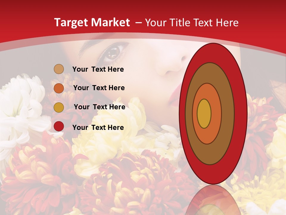 Teenage Hair Person PowerPoint Template