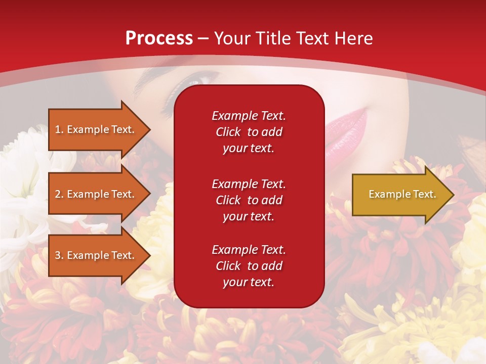 Teenage Hair Person PowerPoint Template