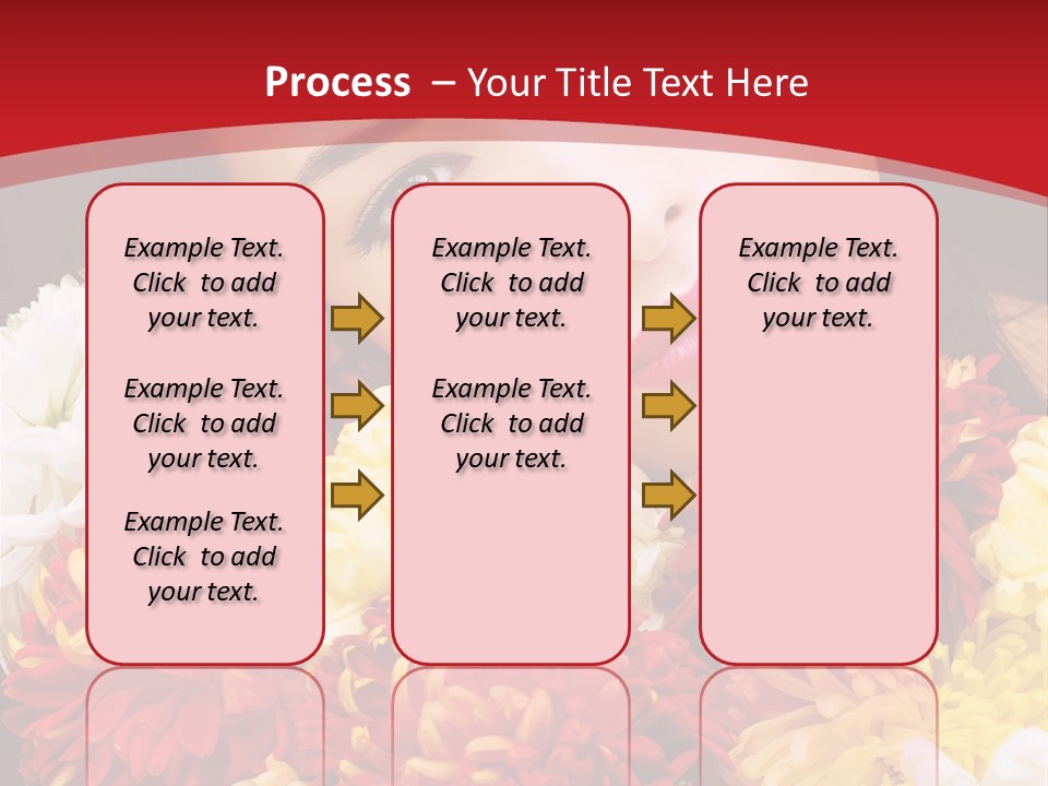 Teenage Hair Person PowerPoint Template