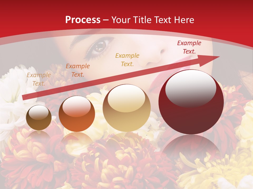 Teenage Hair Person PowerPoint Template