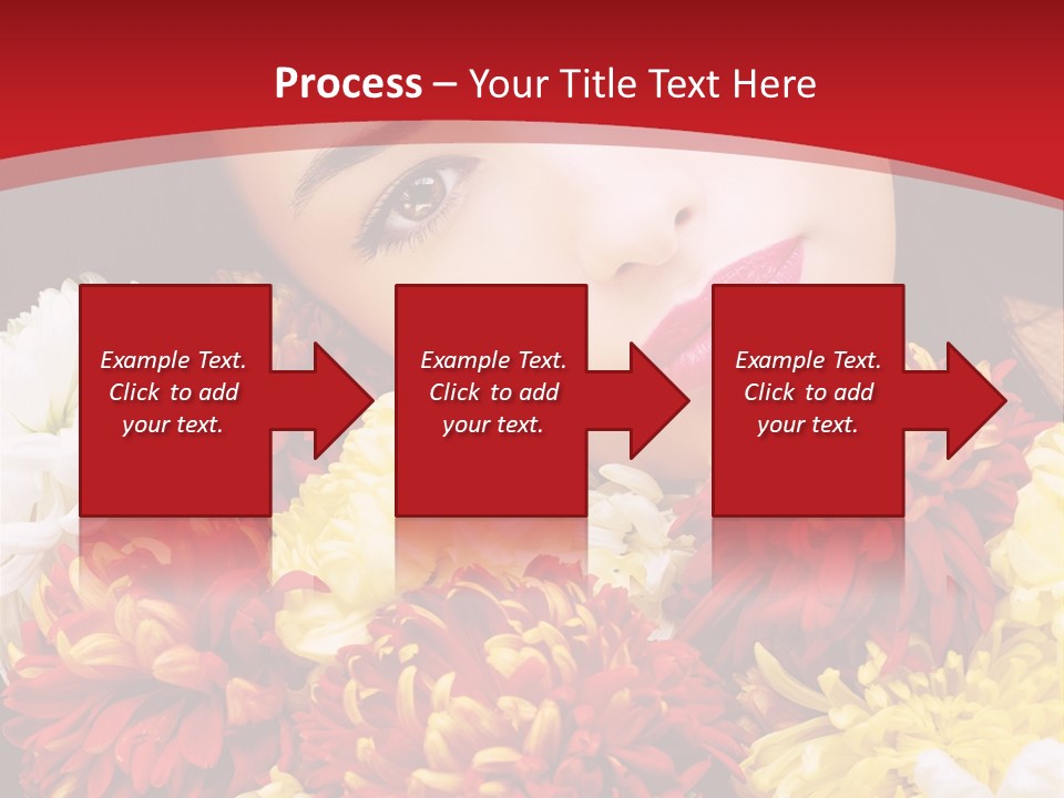 Teenage Hair Person PowerPoint Template