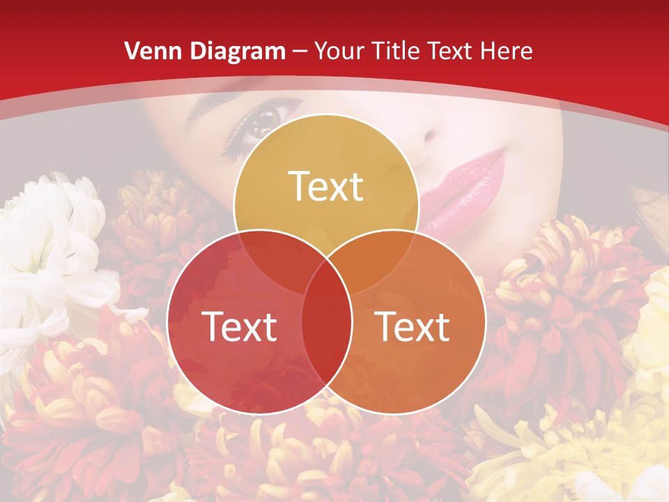 Teenage Hair Person PowerPoint Template