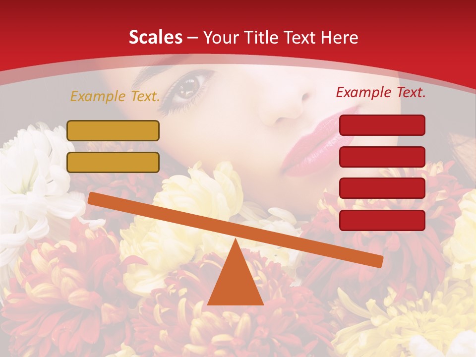 Teenage Hair Person PowerPoint Template