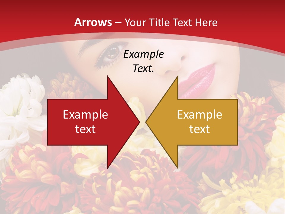 Teenage Hair Person PowerPoint Template