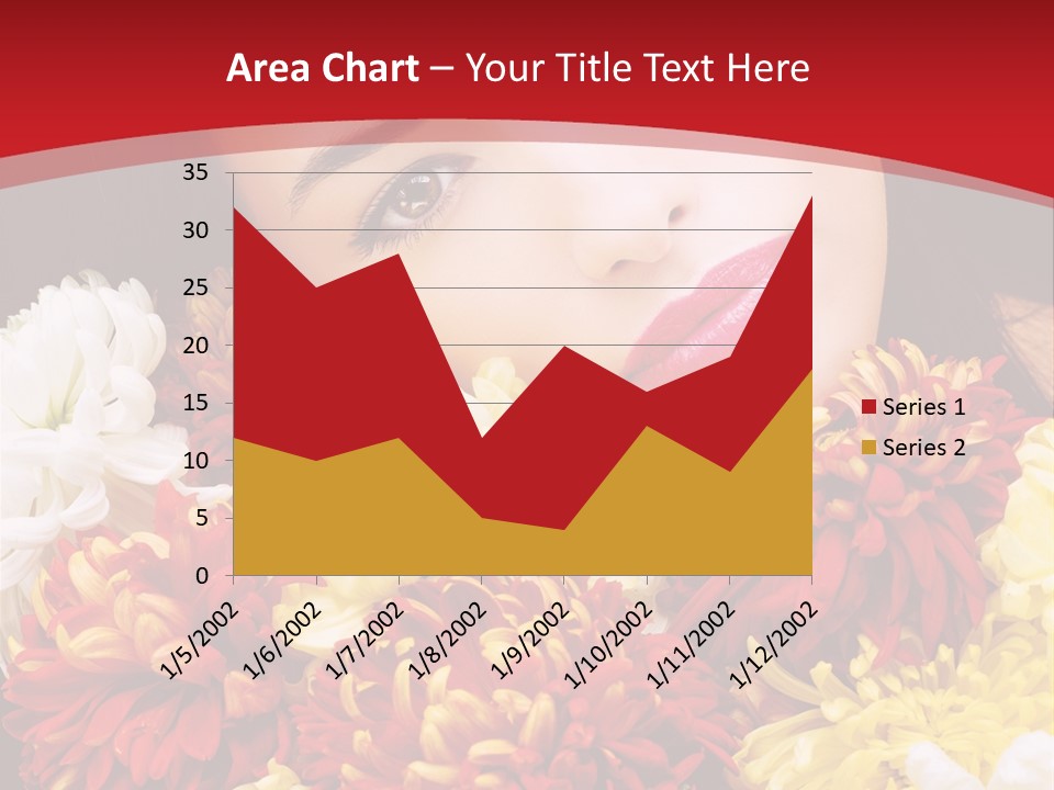 Teenage Hair Person PowerPoint Template