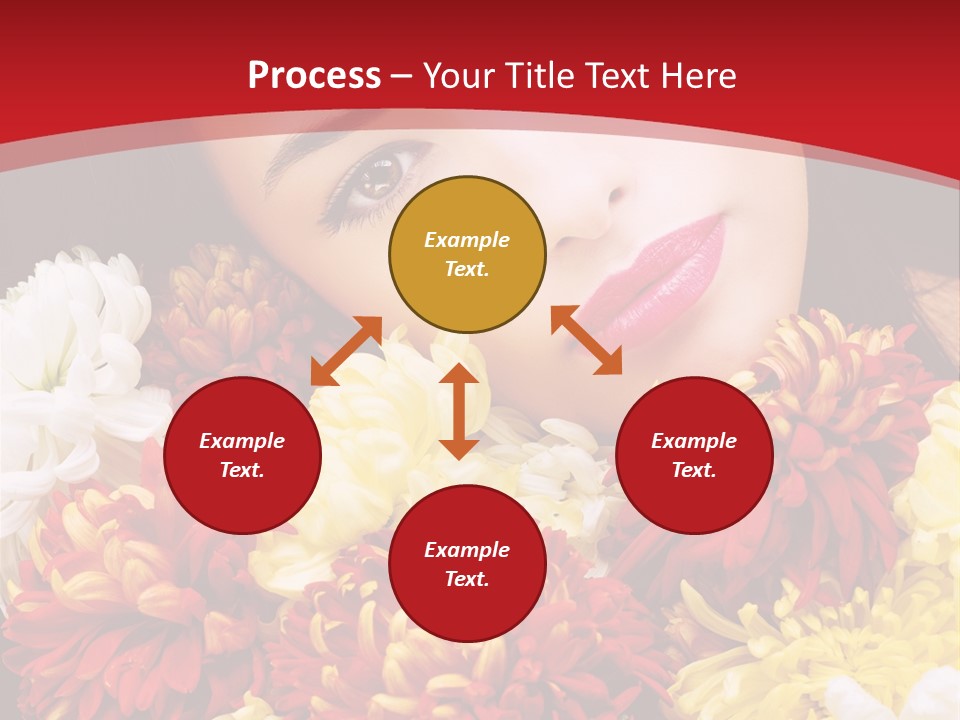 Teenage Hair Person PowerPoint Template