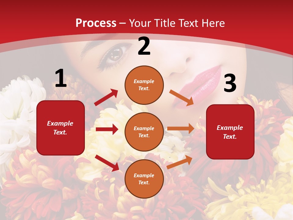 Teenage Hair Person PowerPoint Template