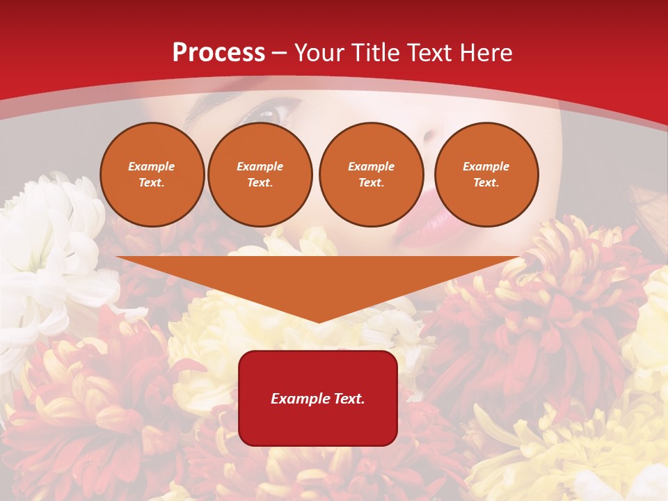 Teenage Hair Person PowerPoint Template