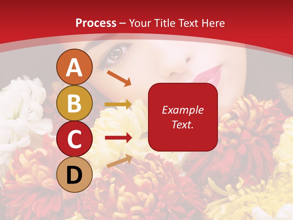 Teenage Hair Person PowerPoint Template