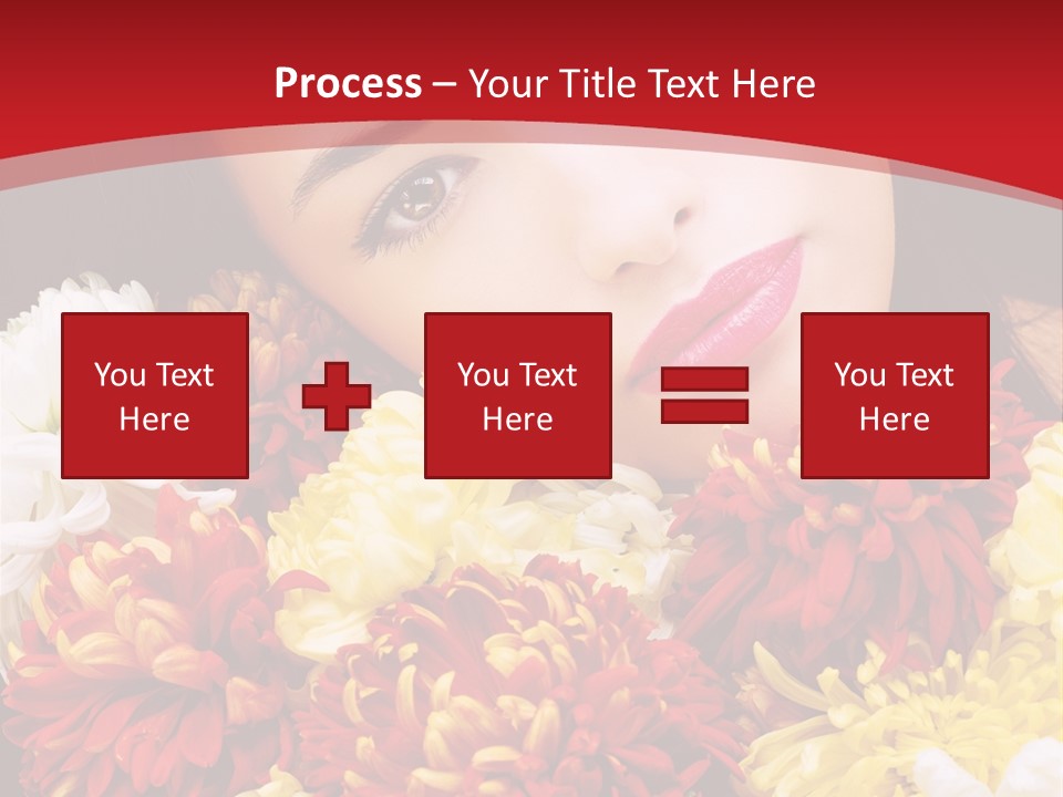 Teenage Hair Person PowerPoint Template