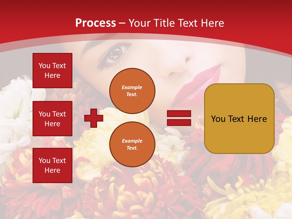 Teenage Hair Person PowerPoint Template