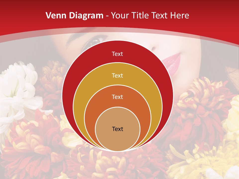 Teenage Hair Person PowerPoint Template