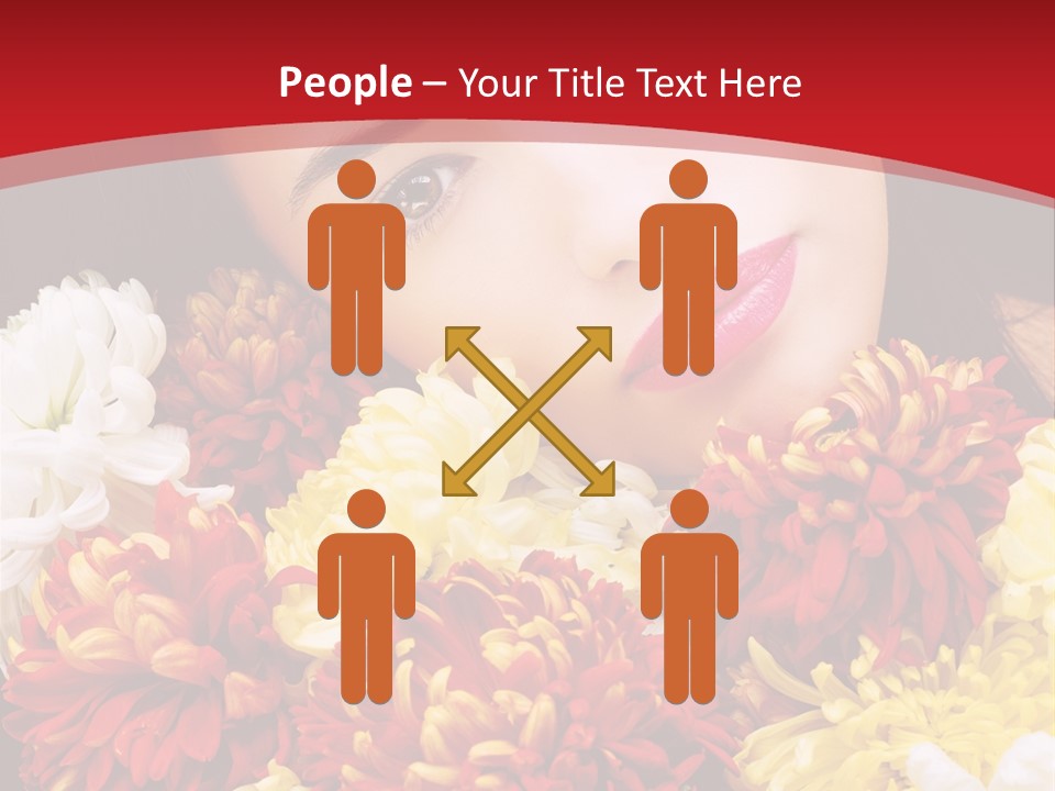 Teenage Hair Person PowerPoint Template