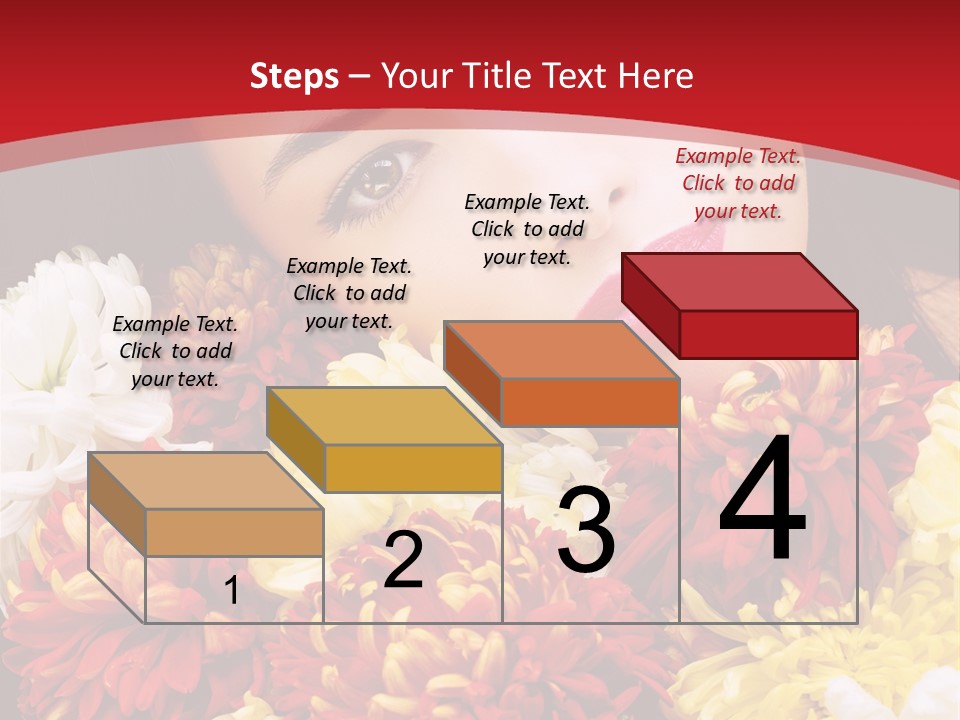 Teenage Hair Person PowerPoint Template