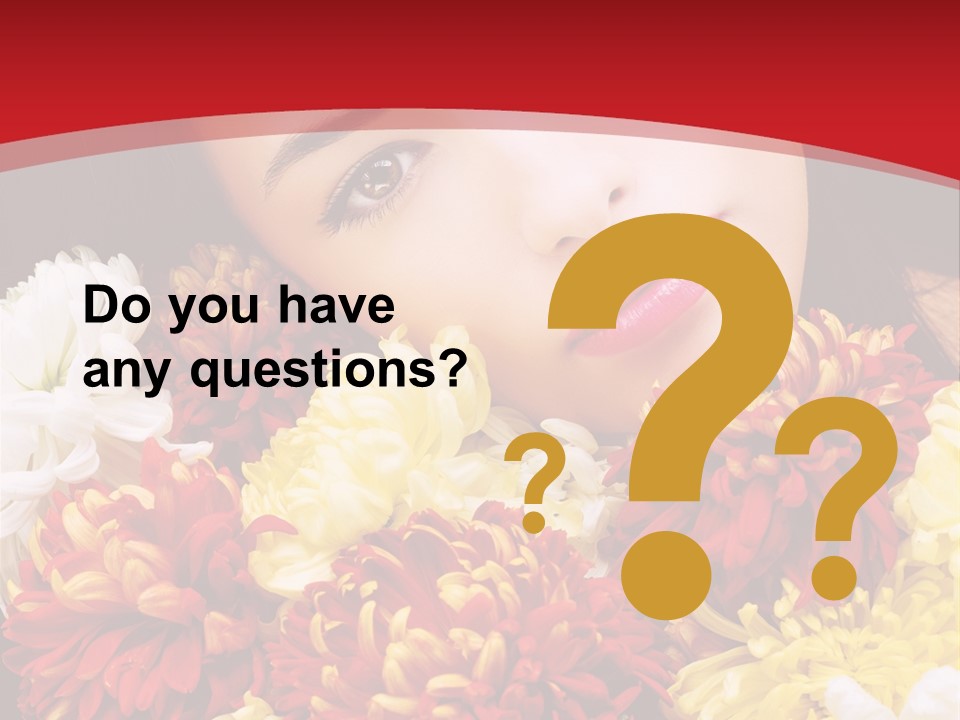 Teenage Hair Person PowerPoint Template