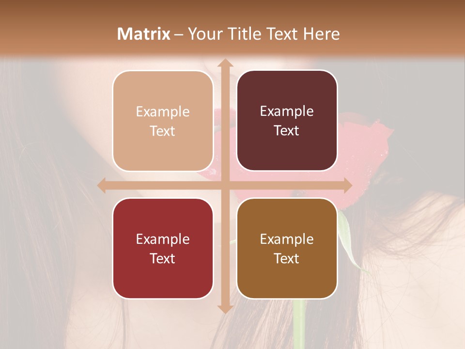 Young  Rose PowerPoint Template