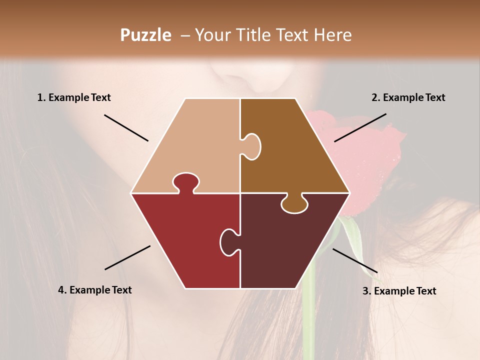 Young  Rose PowerPoint Template