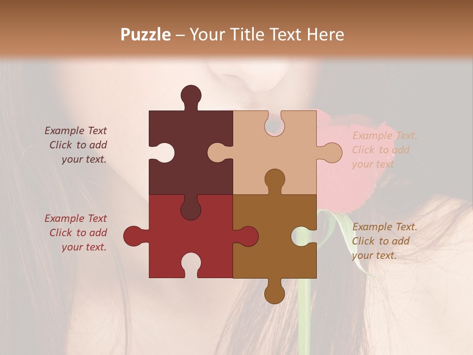 Young  Rose PowerPoint Template