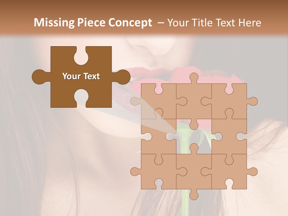 Young  Rose PowerPoint Template