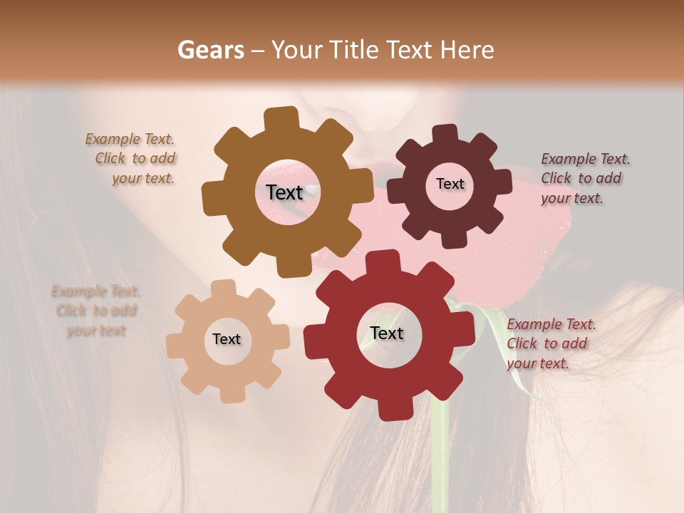 Young  Rose PowerPoint Template