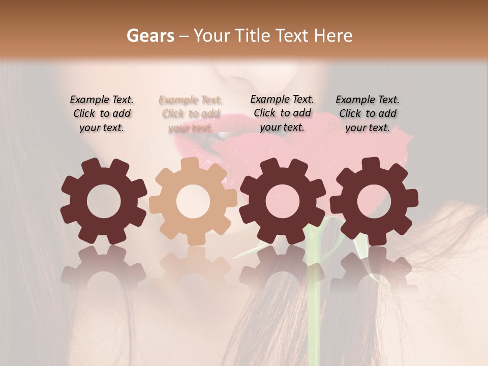 Young  Rose PowerPoint Template