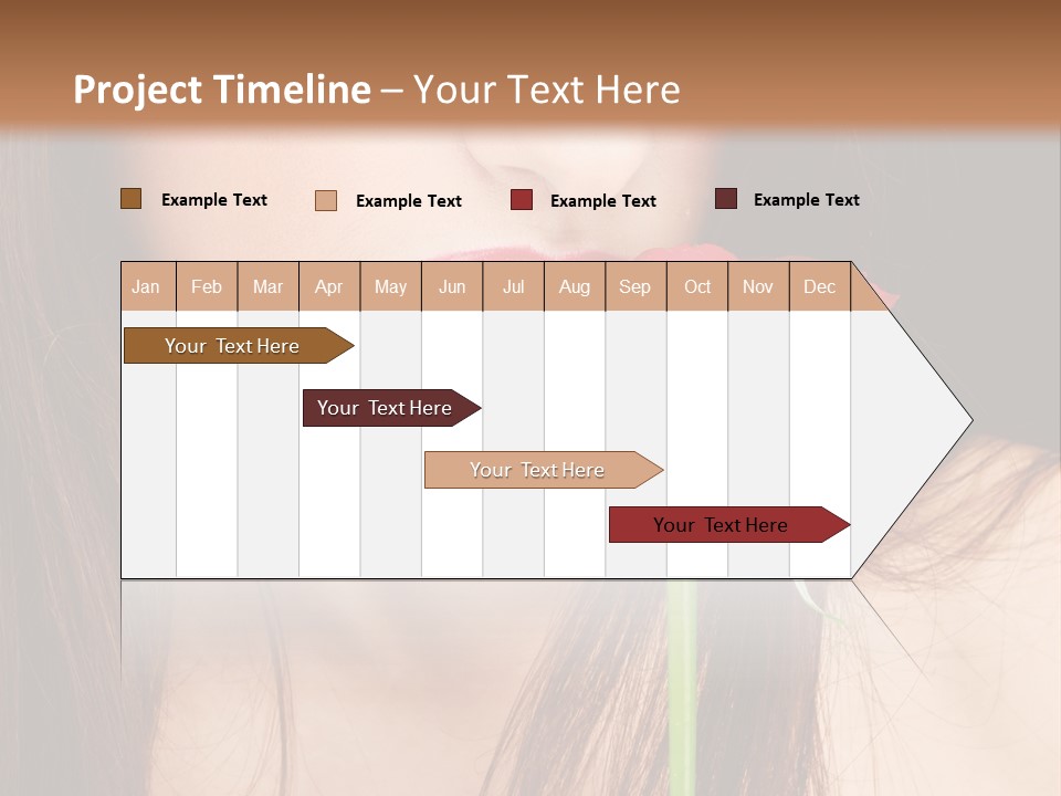 Young  Rose PowerPoint Template