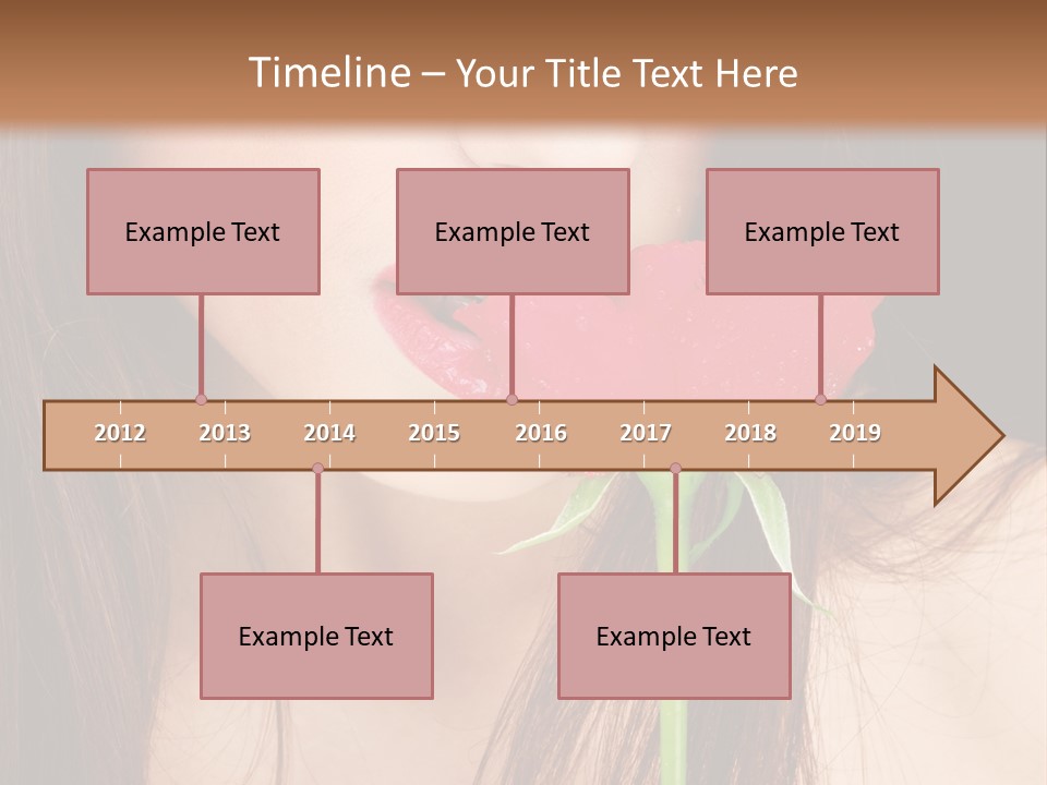 Young  Rose PowerPoint Template