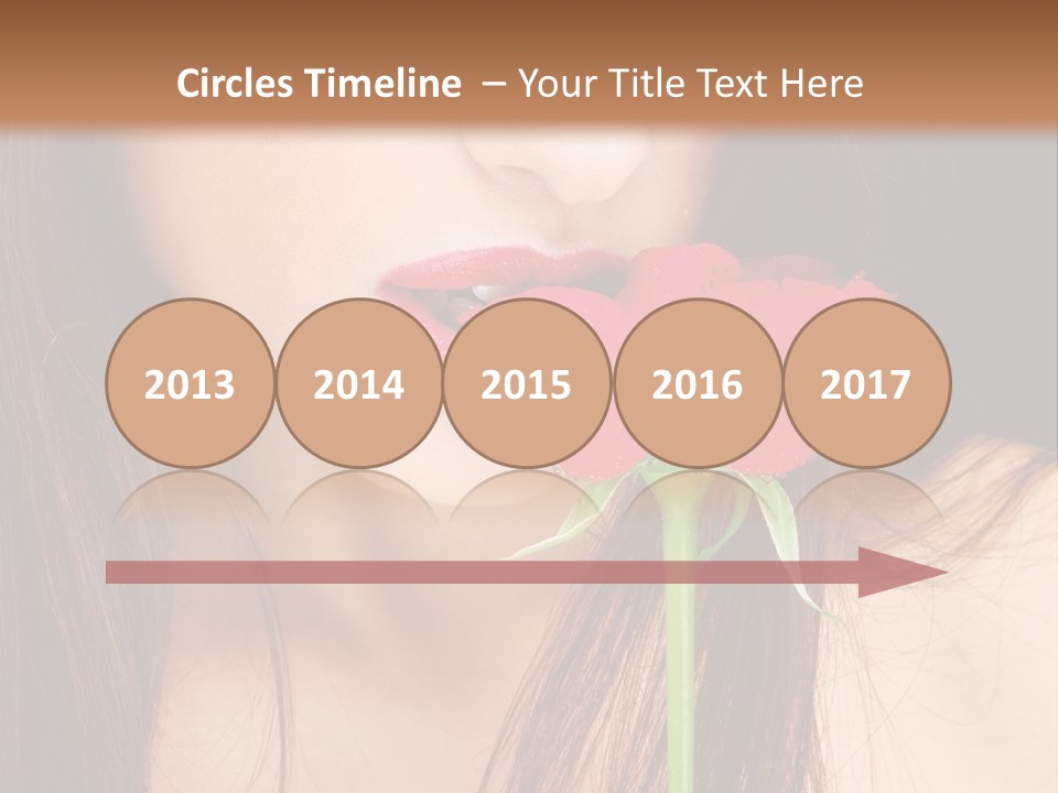 Young  Rose PowerPoint Template