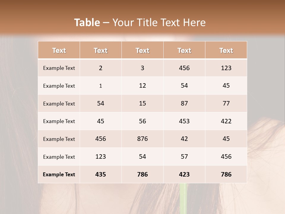 Young  Rose PowerPoint Template