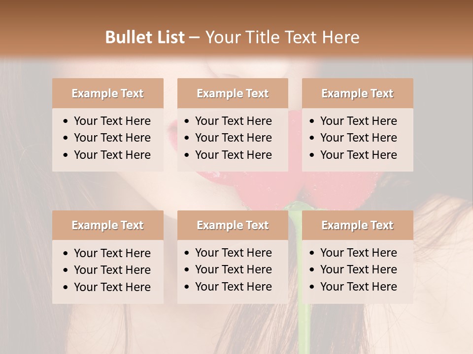 Young  Rose PowerPoint Template