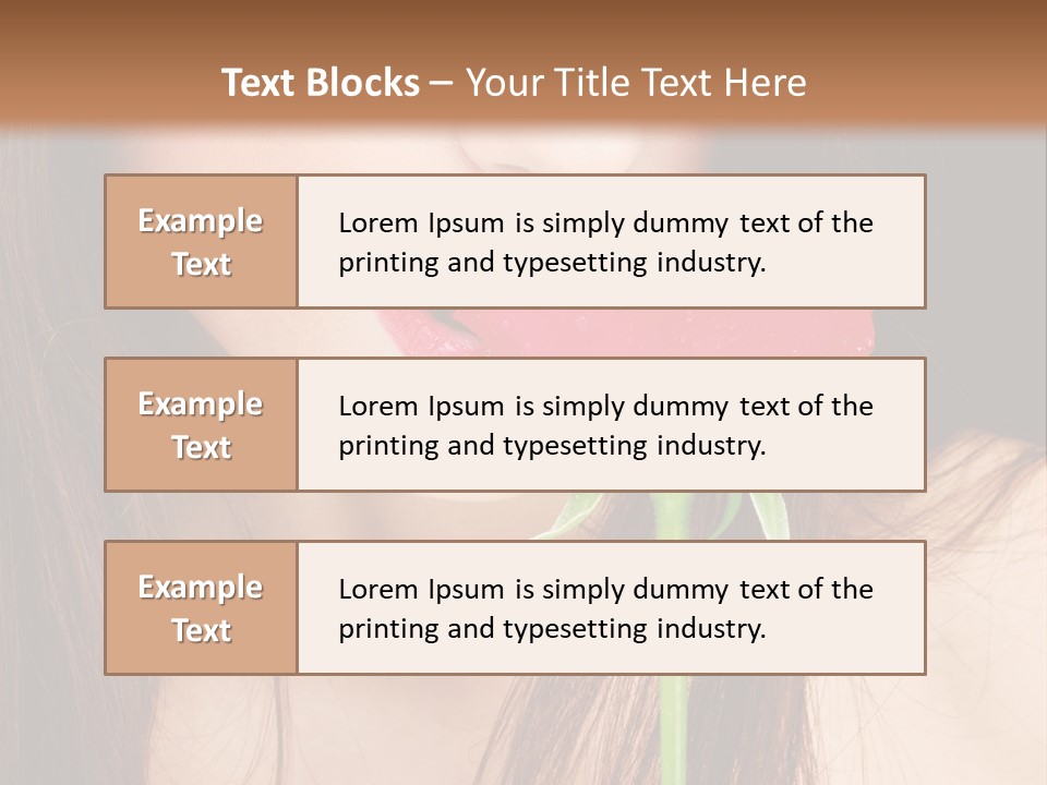 Young  Rose PowerPoint Template