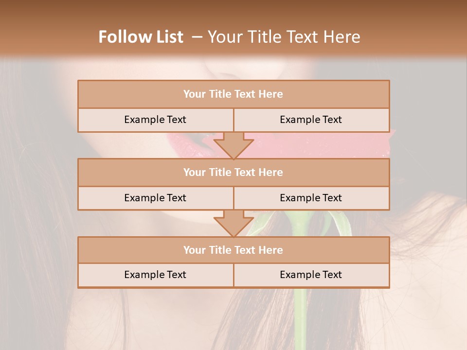 Young  Rose PowerPoint Template
