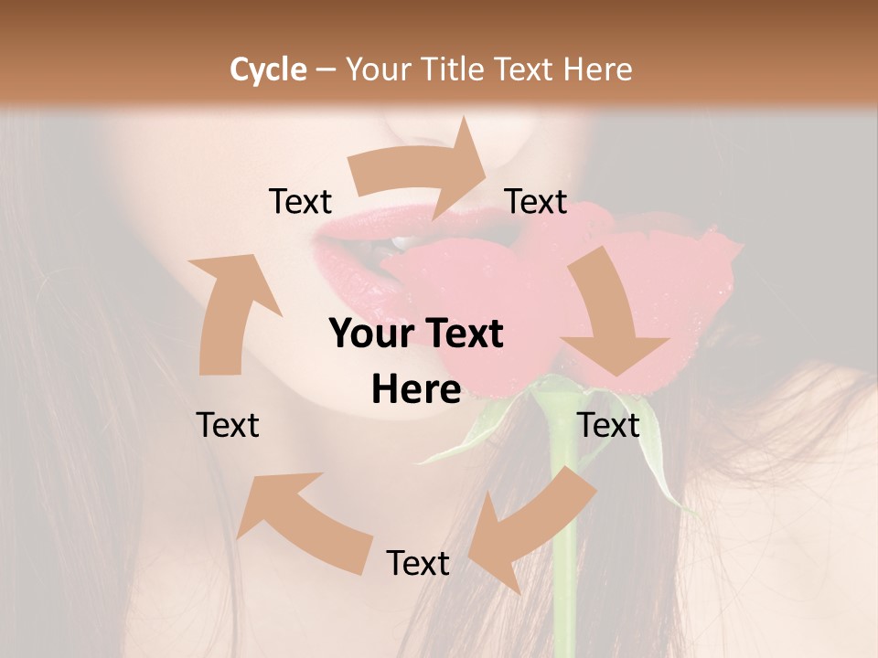 Young  Rose PowerPoint Template