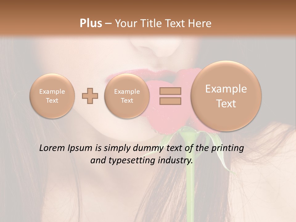 Young  Rose PowerPoint Template