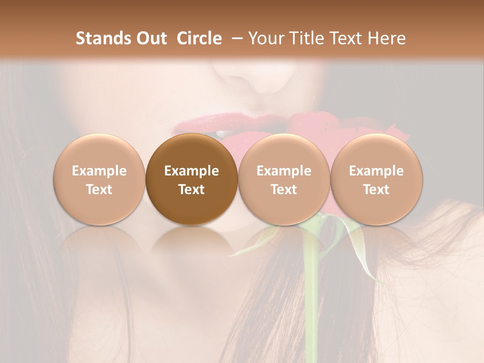 Young  Rose PowerPoint Template