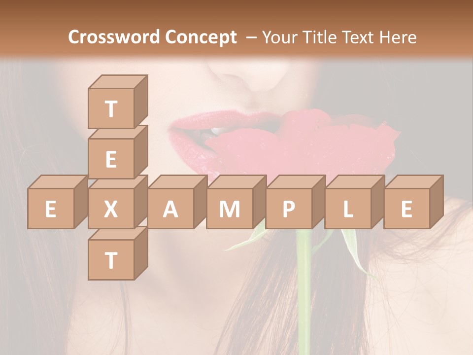 Young  Rose PowerPoint Template