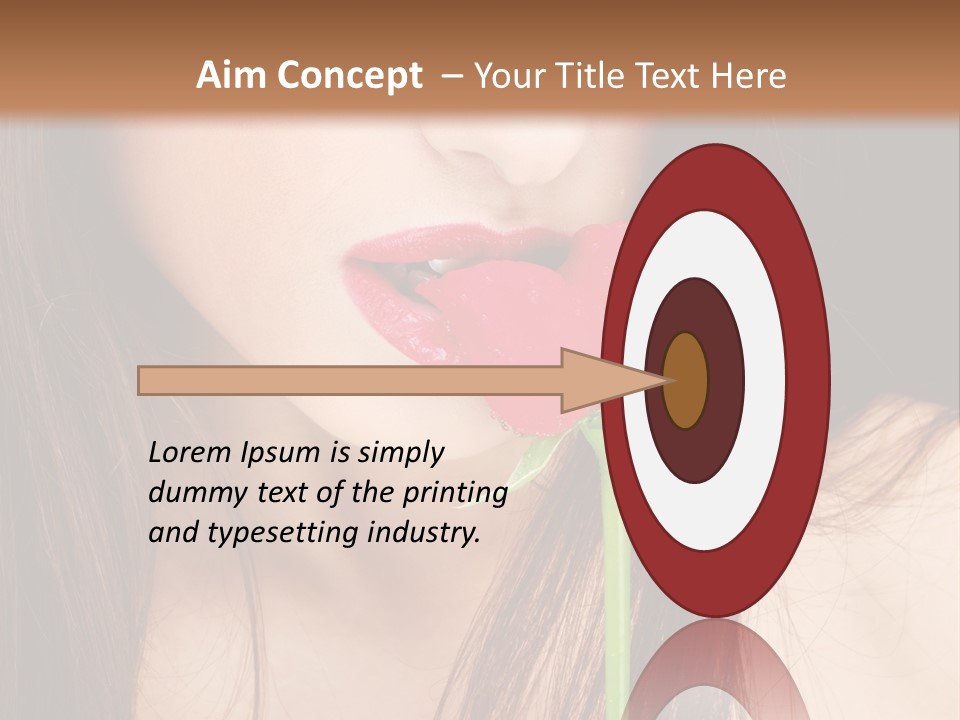 Young  Rose PowerPoint Template