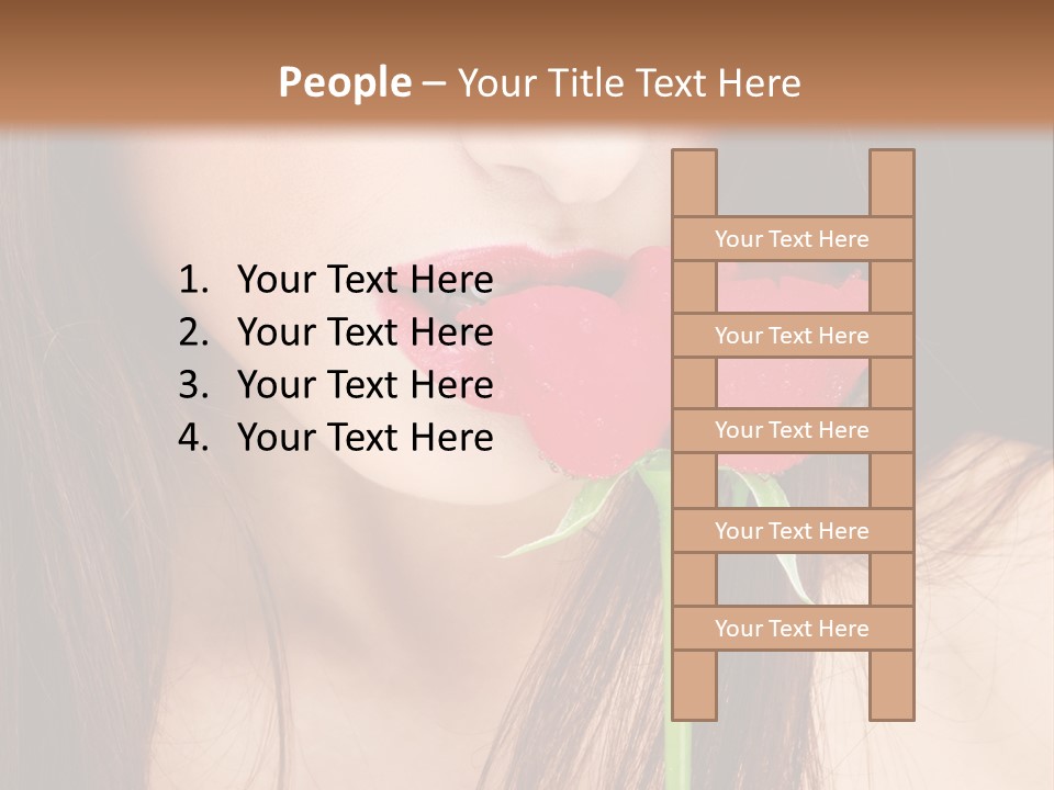 Young  Rose PowerPoint Template