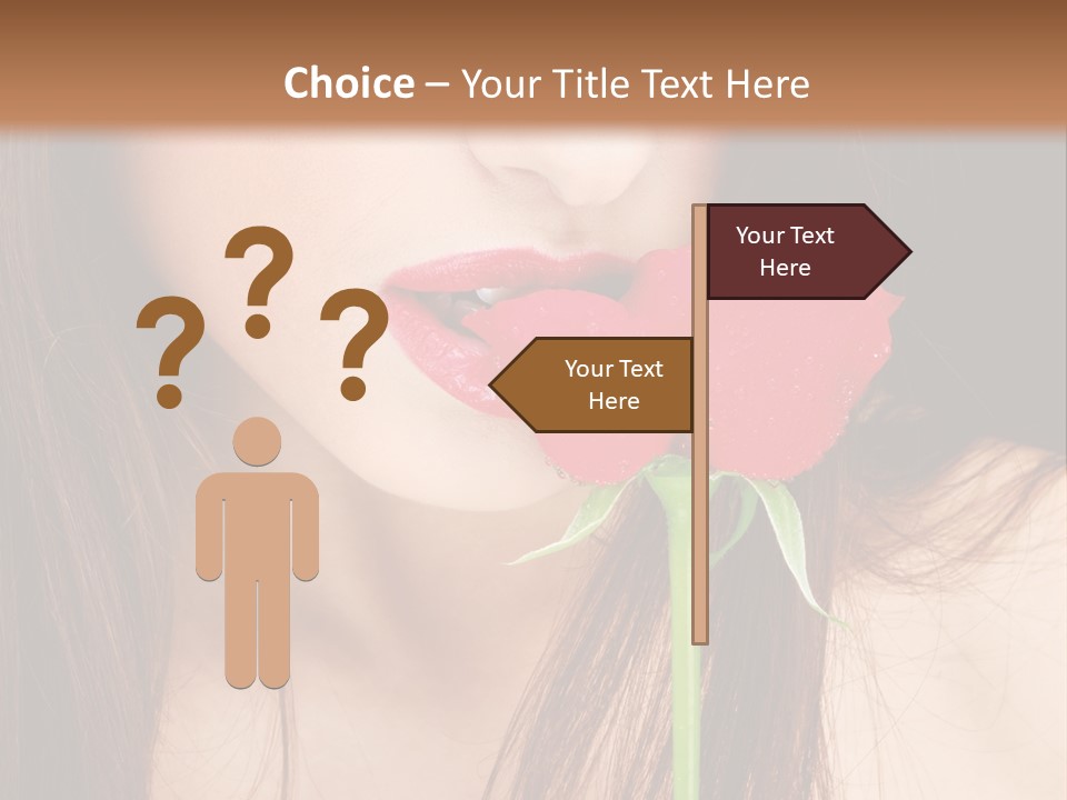 Young  Rose PowerPoint Template