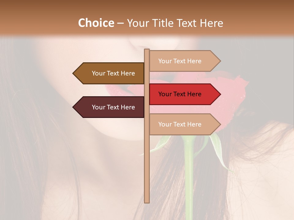 Young  Rose PowerPoint Template