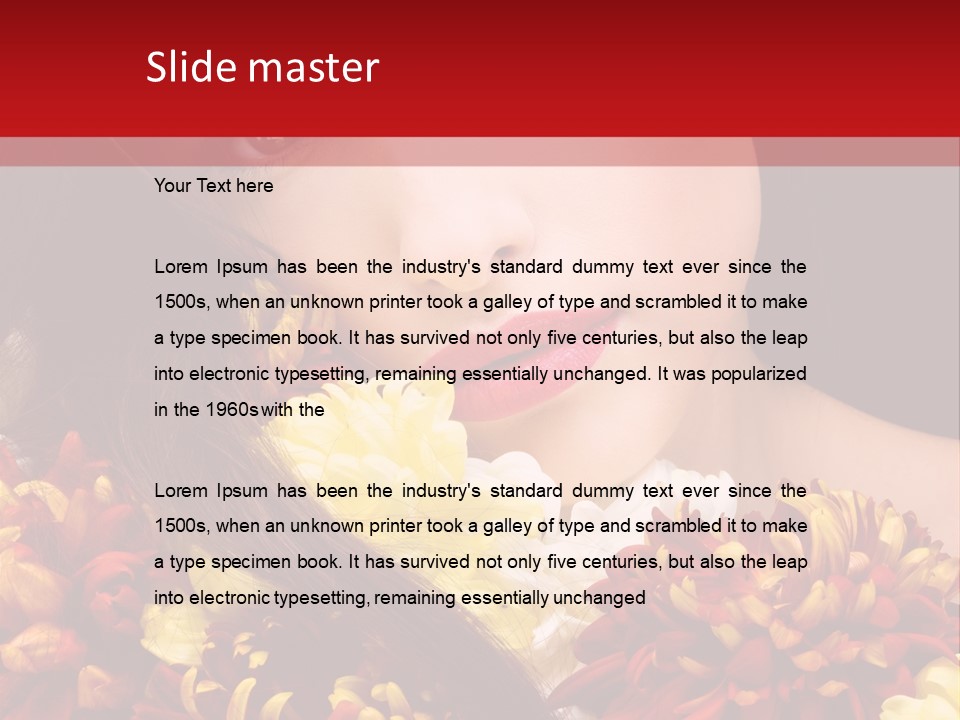 Beautiful Shiny Cosmetics PowerPoint Template